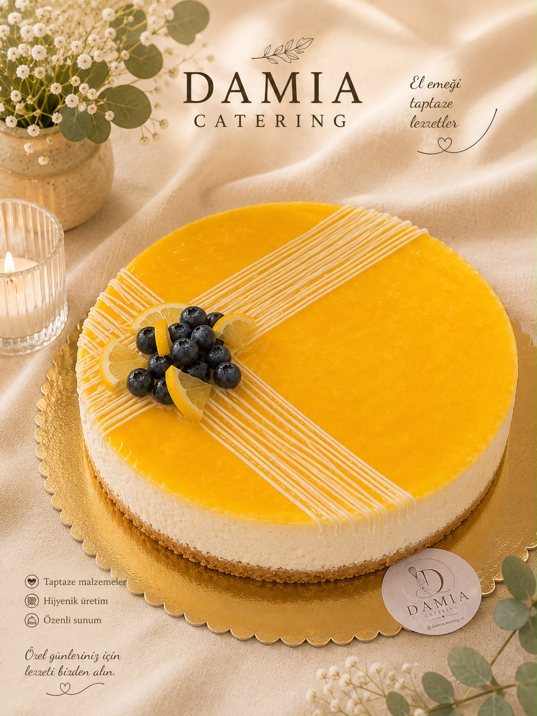 Limonlu Cheesecake