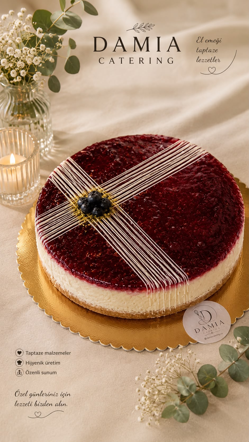 Orman Meyveli Cheesecake